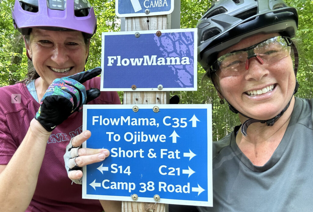 Flow Mama, fast riding flow trail in CAMBA, Wisconsin northwoods