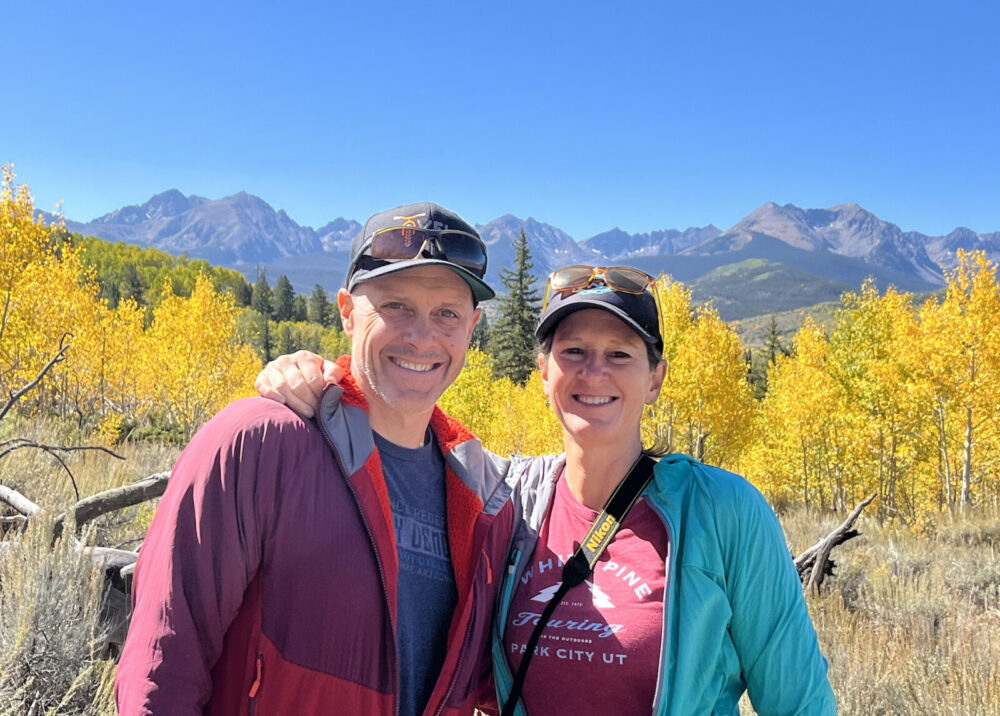 Fall Hiking with the Aspens turning, Silverthorne
